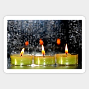 A row of candles Sticker